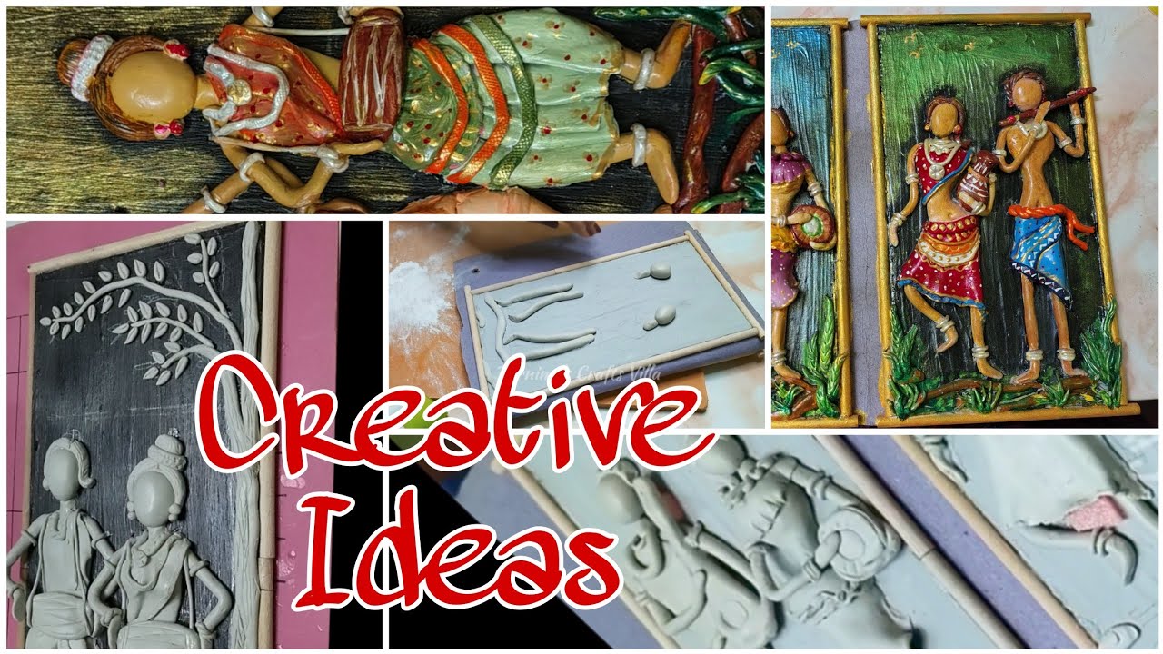 ✨Diy-3 Beautiful Wall Decor using Waste Materials & Clay ✨😱😍👌| Creative Recycling Idea's ♻️