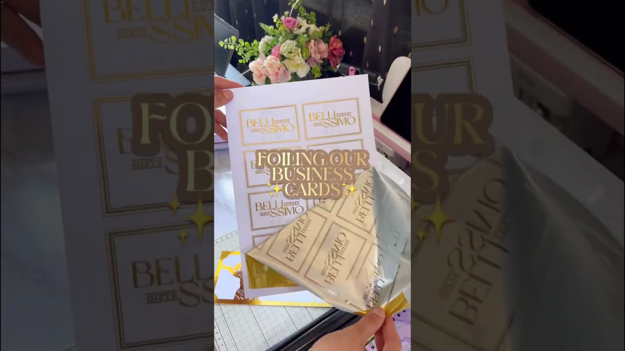 Foil Business Cards at their best🤩