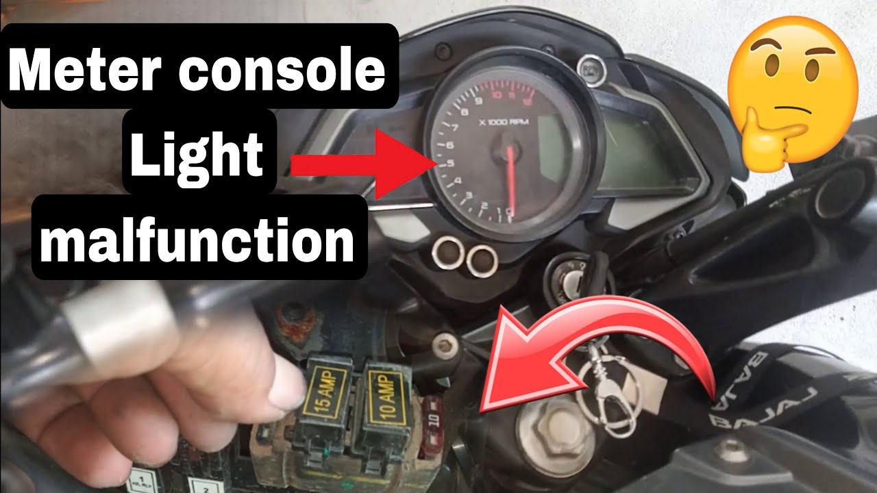 NS125 Meter Console Light Solution // meter console light problem
