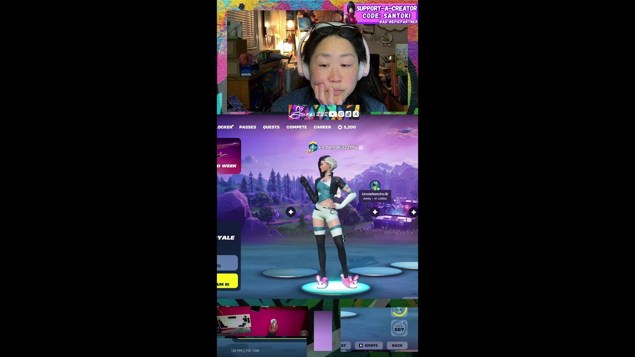 🐰solo(?) practice + pewpews  🐰code:SANTOKI #epicpartner🐰FN Pacific Break🐰 Sa/Su, 3.7-3.8.2026
