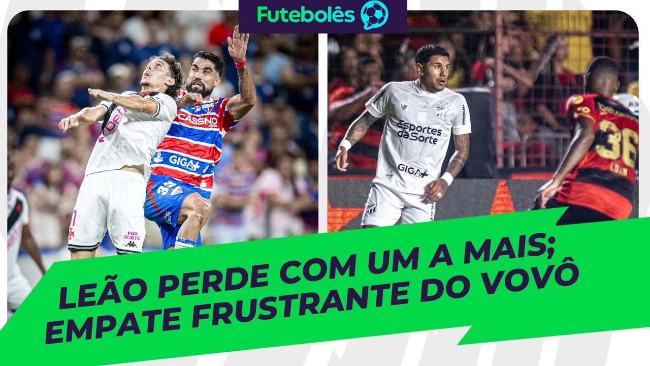 LE&Atilde;O PERDE COM UM A MAIS | EMPATE FRUSTRANTE DO VOV&Ocirc; | FUTEBOL&Ecirc;S DA R&Aacute;DIO 16/10/2025