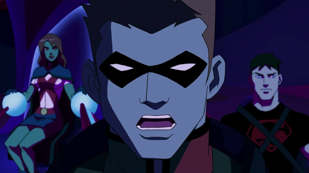 young justice but it's only the bio-ship scenes