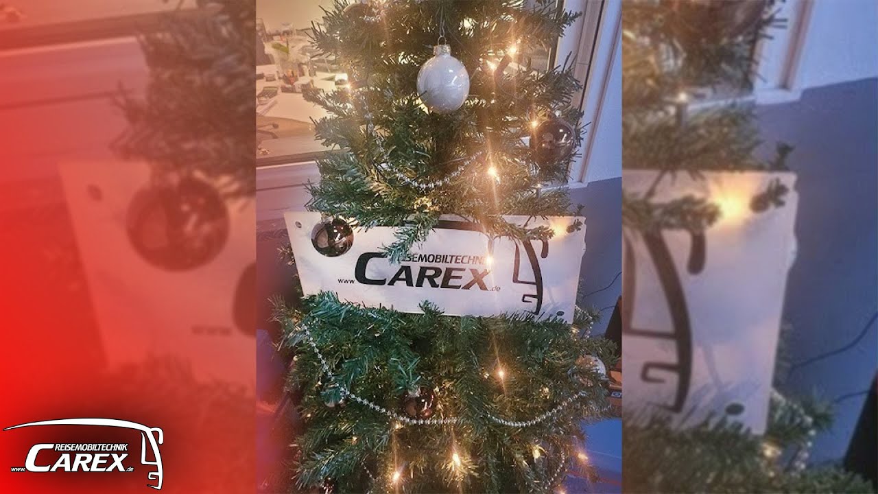 CAREX Reisemobiltechnik wünscht Frohe Weihnachten und einen guten Rutsch ins neue Jahr!