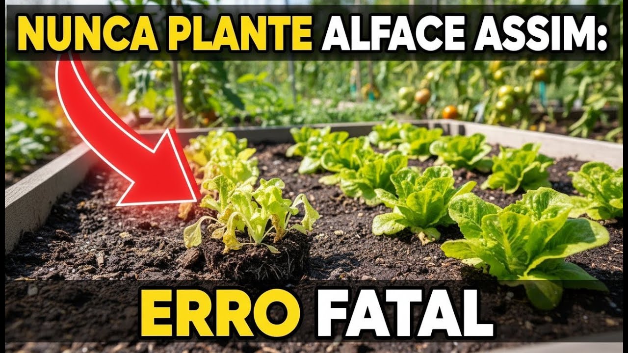 NUNCA Plante Alface Assim — O Arrependimento é Eterno