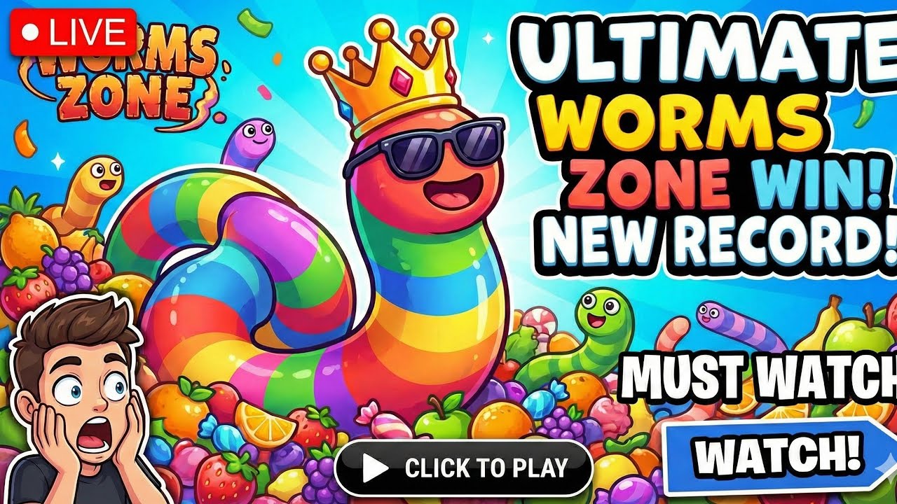 @OP_GAMER is live #Gaming #live #wormszone.io