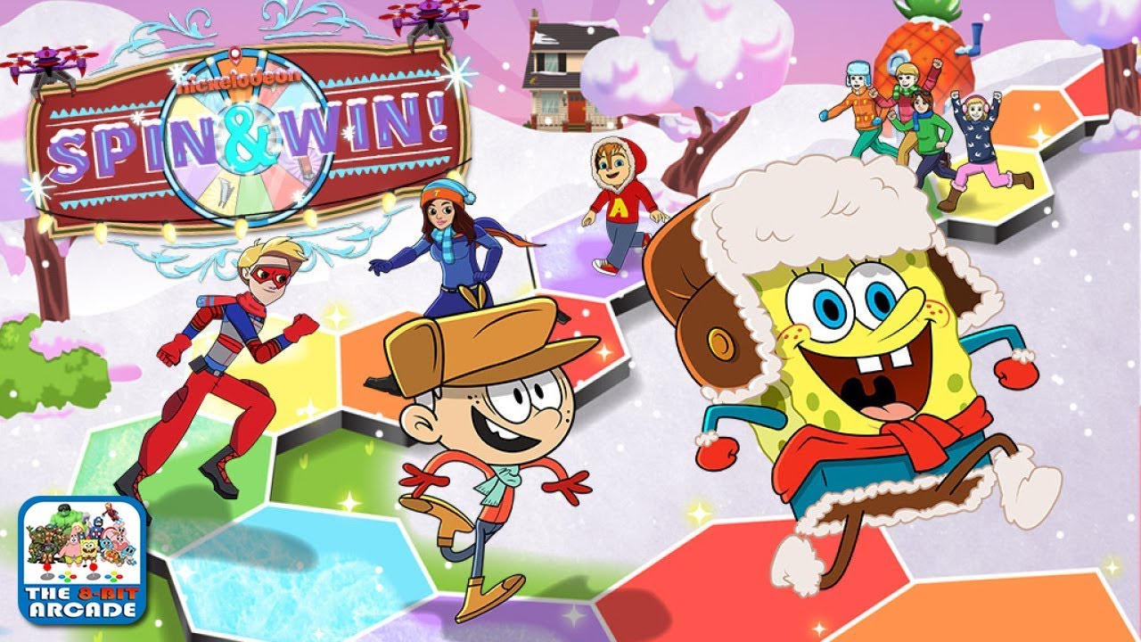 Winter Spin & Win - Spin the Wheel to Victory with your Fav Nick Characters (Nickelodeon Games)