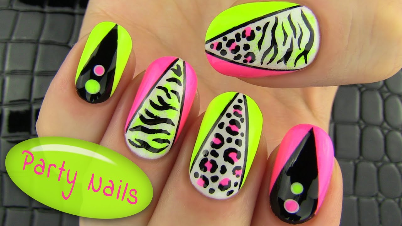 Party Nails! Nail Art Collab with elleandish // Janelle