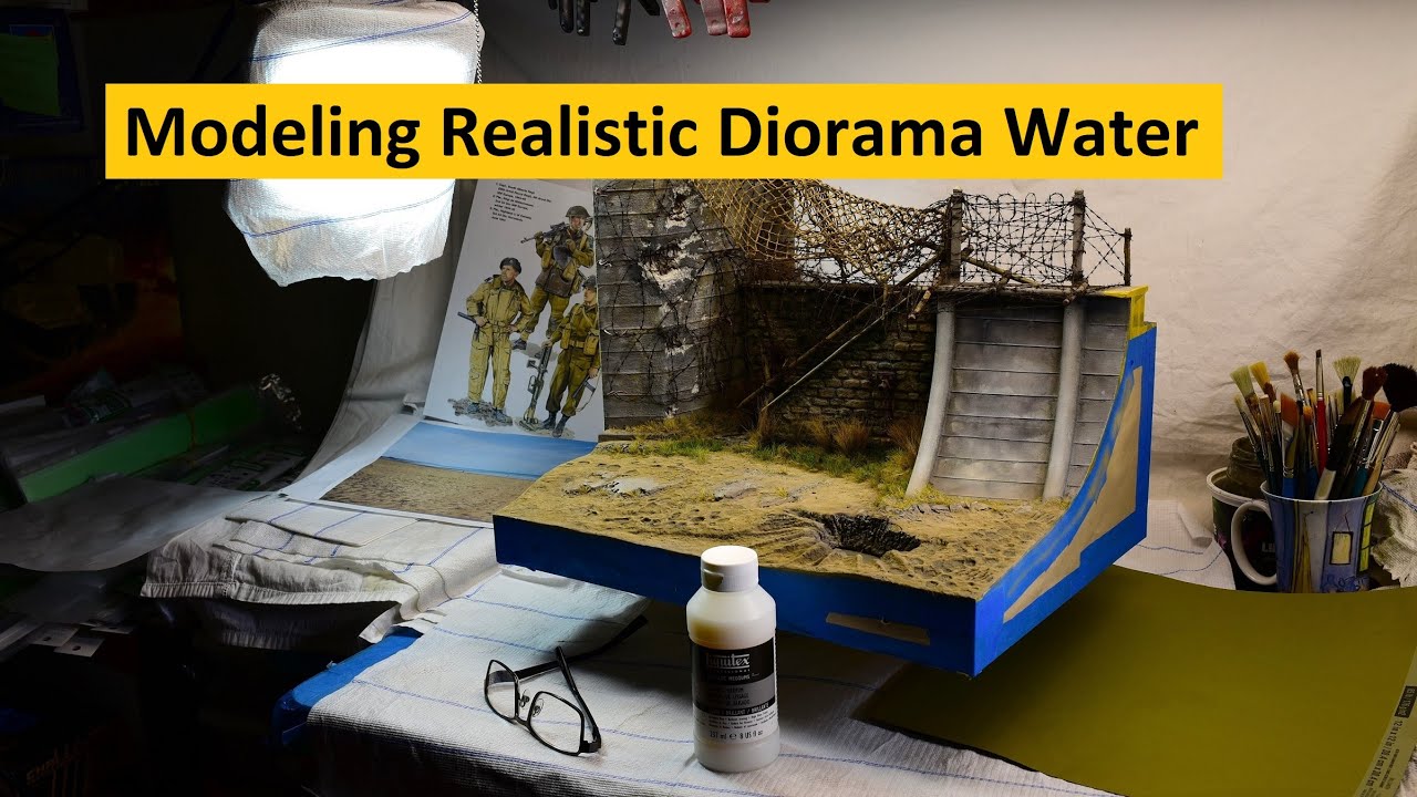 Achieving Realistic Water Effects with Acrylic Gloss Medium | Diorama Series # 29 | Boomer Diorama