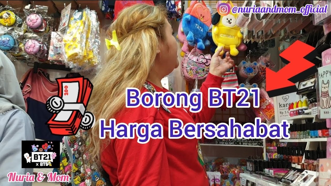 BT21 - SHOPPING SEMUA SERBA BT21 💰😱 MURAH & TERJANGKAU @GRL House  #nuriaandmom