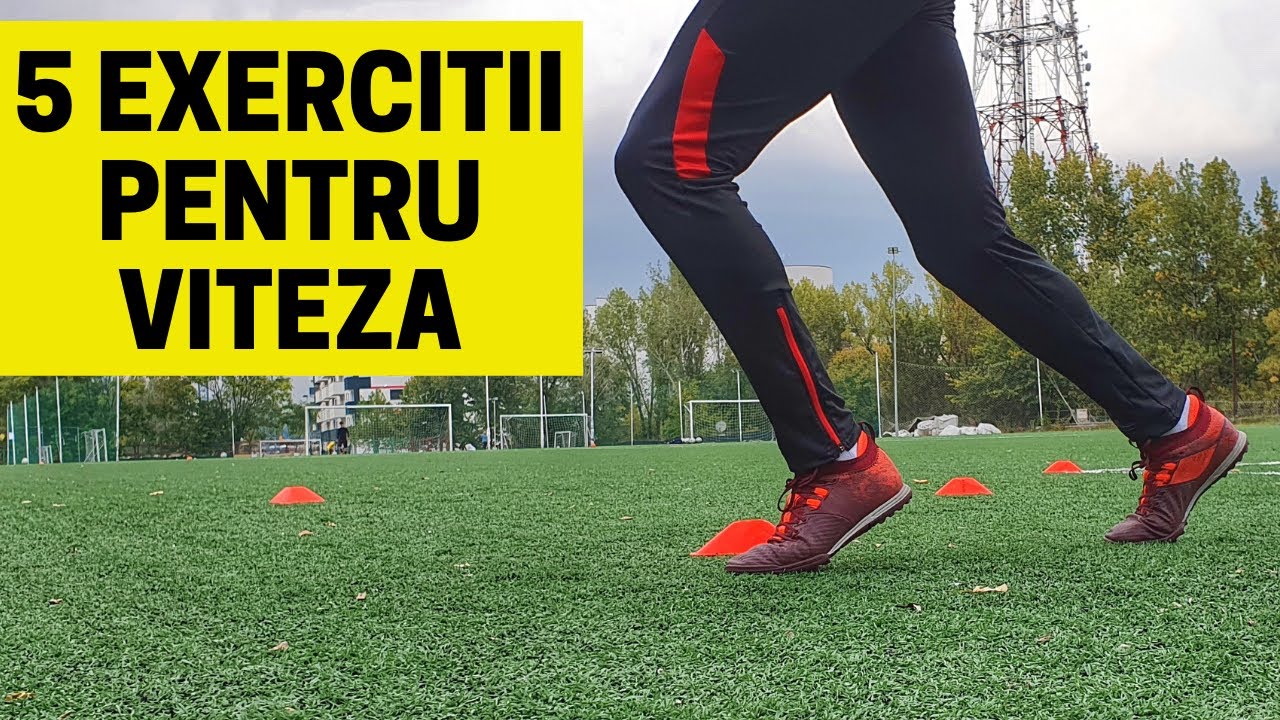 5 EXERCITII PENTRU VITEZA LA FOTBAL | ANTRENAMENT REZISTENTA FOTBAL | IMPROVED FOOTBALL