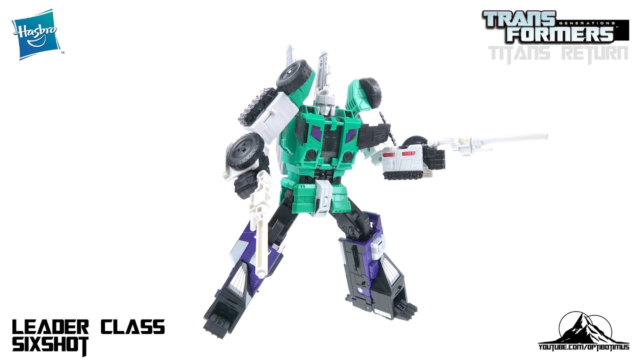 Transformers Titans Return Leader Class SIX SHOT Video Review
