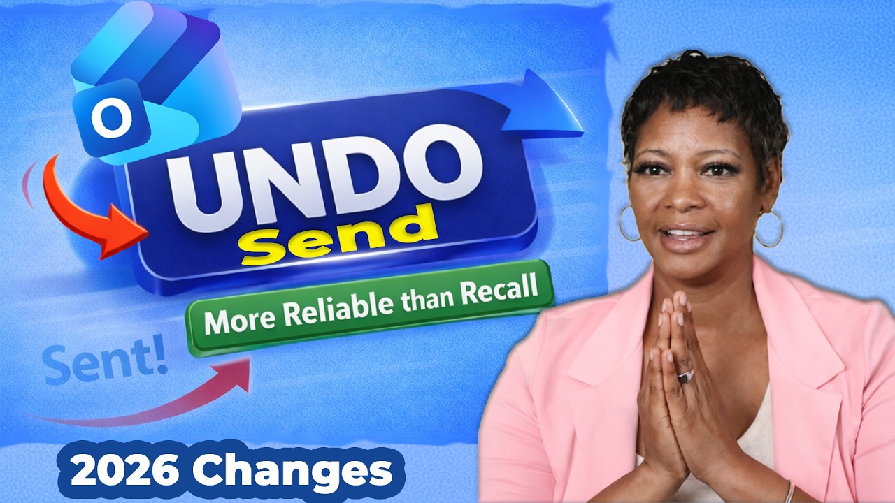 New Outlook Trick - Take Back Sent Emails in Seconds (UNDO SEND)!