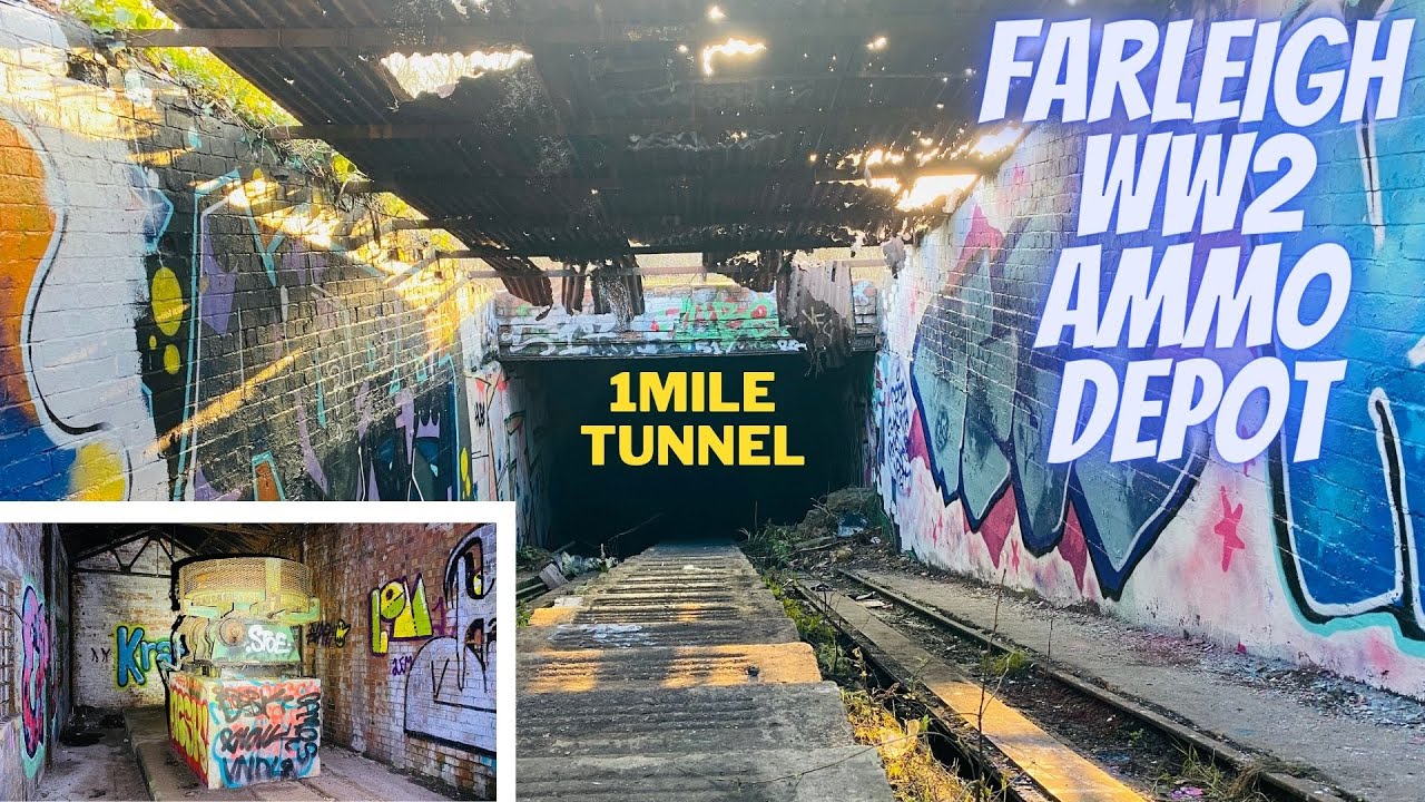 Monkton Farleigh WW2 Ammunition Tunnel Abandoned