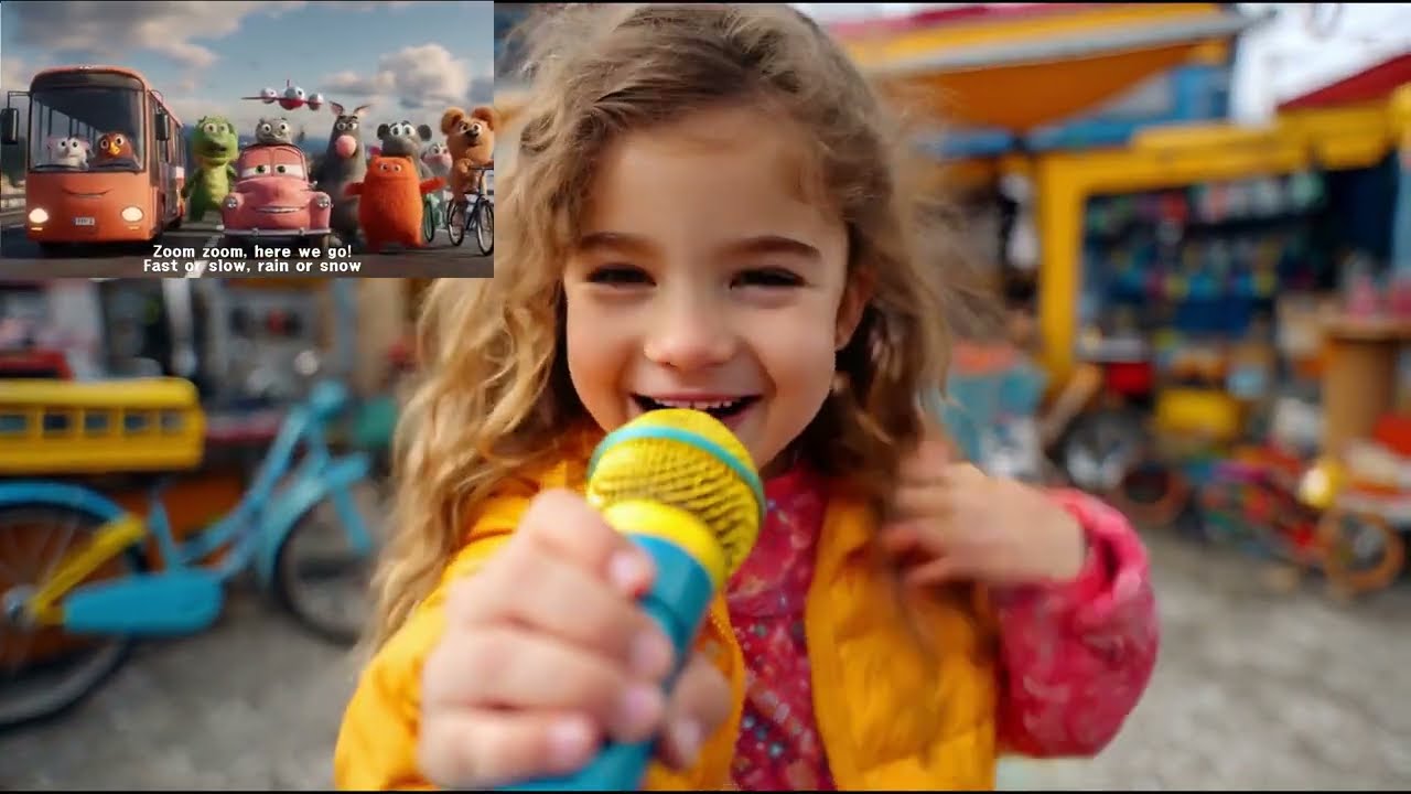 Let’s Ride! ( No. 20 )  | #songsforkids  #musicforkids  #childrensongs #learnenglish #kidsbop
