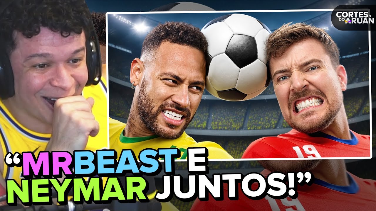 ARUAN REAGE: Ven&ccedil;a o Neymar, Ganhe $500.000 (MRBEAST) - Cortes do Aruan