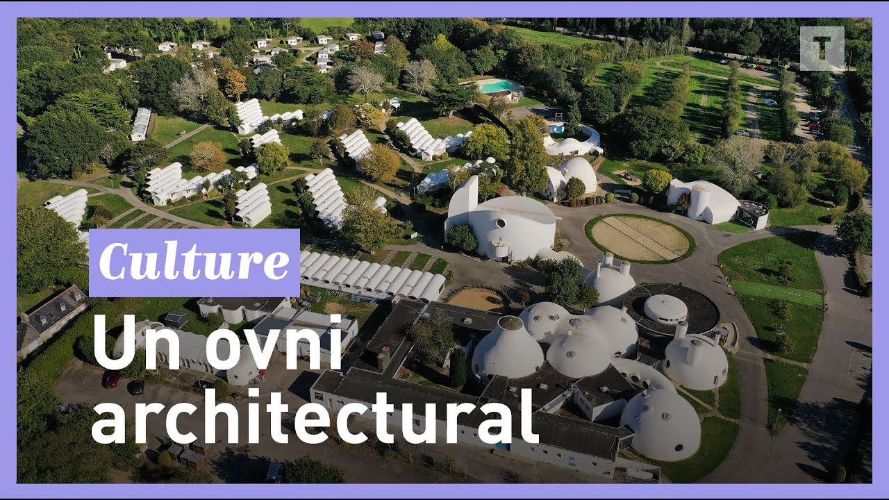 Le village du Renouveau de Beg Meil, un ovni architectural - LA BRETAGNE VUE DU CIEL