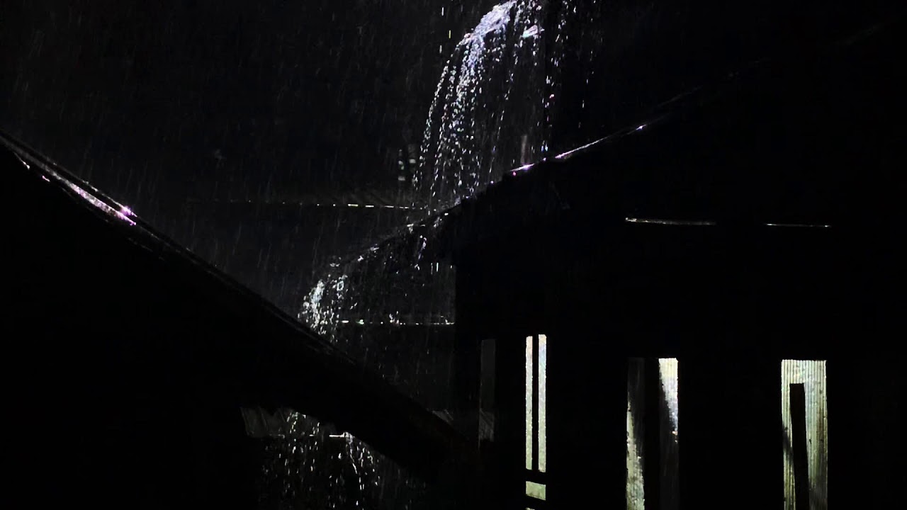 Late Night Rain on House Roof 🌙 Perfect Sound for Sleeping
