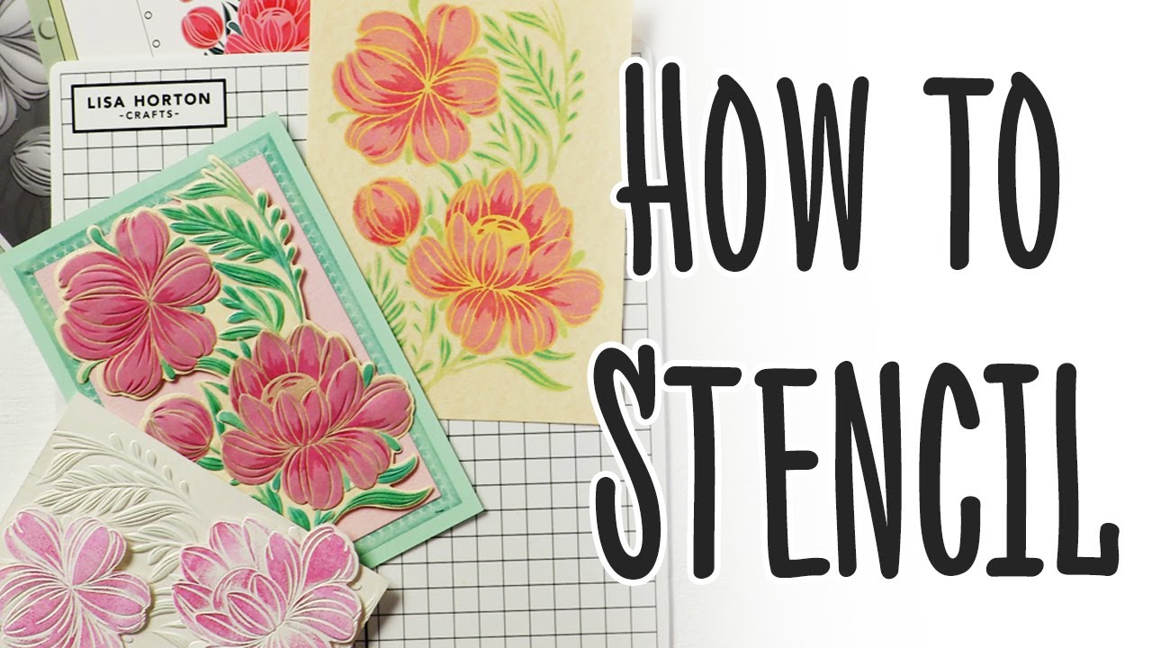 Easy Stencilling From Lisa Horton Crafts Using The Ulti-Mate Multi Tool | AD