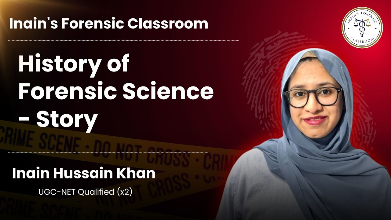 History of Forensic Science  - The Story