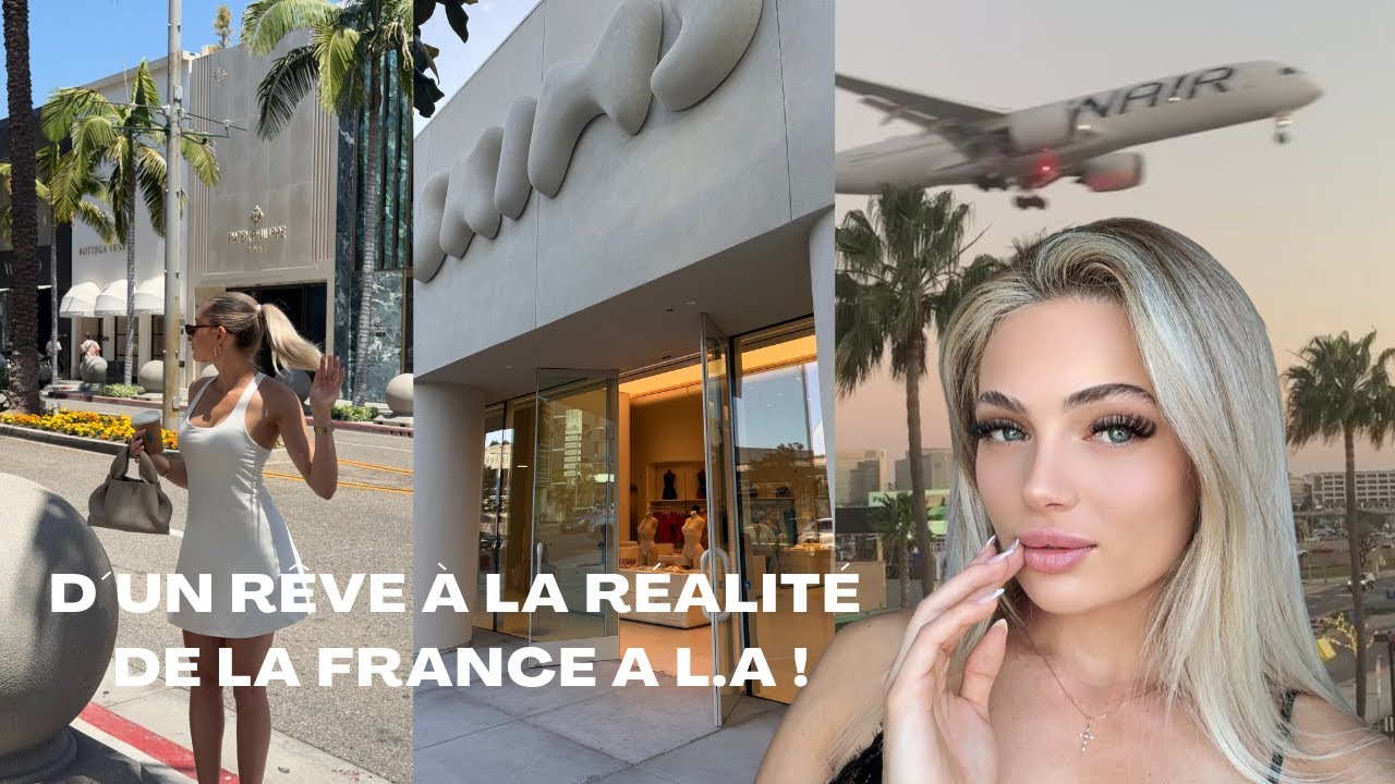 D'UN RÊVE A LA RÉALITÉ ! ( mes premières heures à Los Angeles, shopping, city Vibes, skims..)