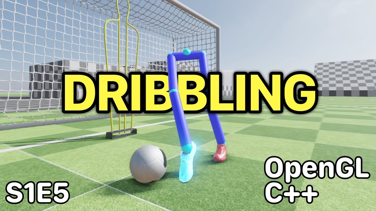 DRIBBLING Update 🏃‍➡️⚽️ - Indie Football (Soccer) Game - Devlog #5