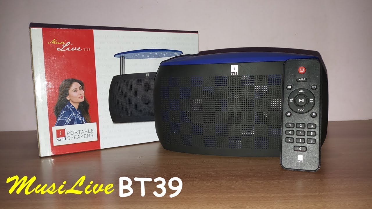 iBall MusiLive BT39 Unboxing