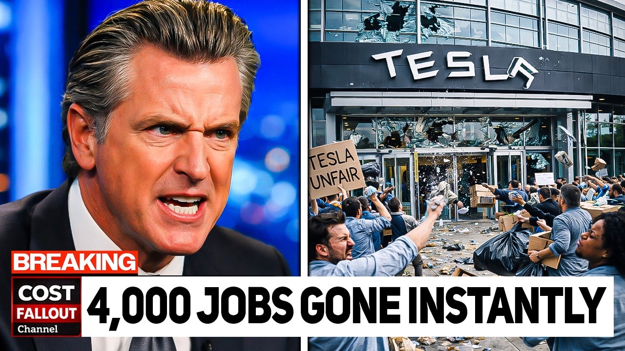 California BLINDSIDED After Tesla Cuts 4,000 Positions Fast