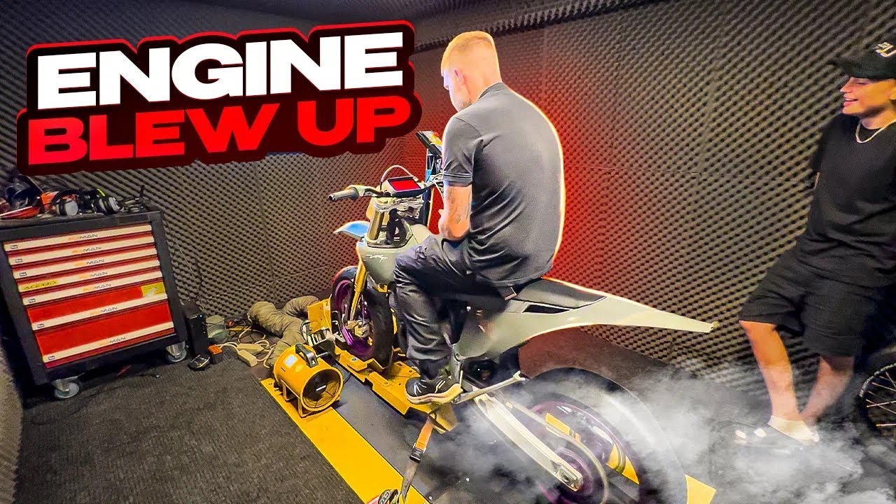 80HP Stark Varg BLOWS UP On Dyno