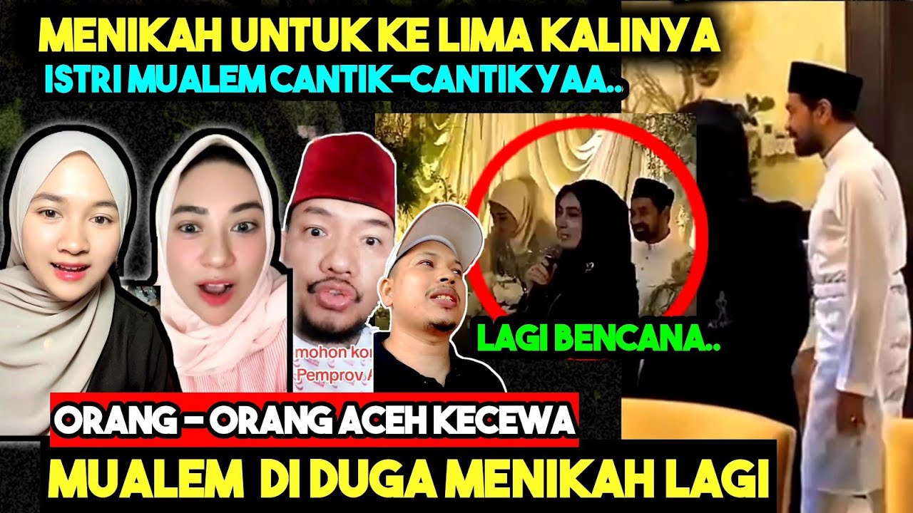 ORANG ACEH KECEWA !! GUBERNURNYA DI DUGA MENIKAH LAGI DI TENGAH KONDISI PEMULIHAN BENCANA 