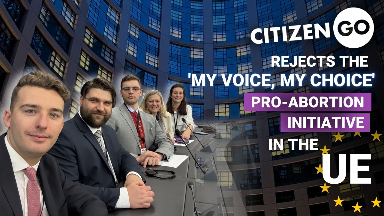 No to &ldquo;My Voice, My Choice&rdquo;: EU Funds Must Not Be Used for Abortion