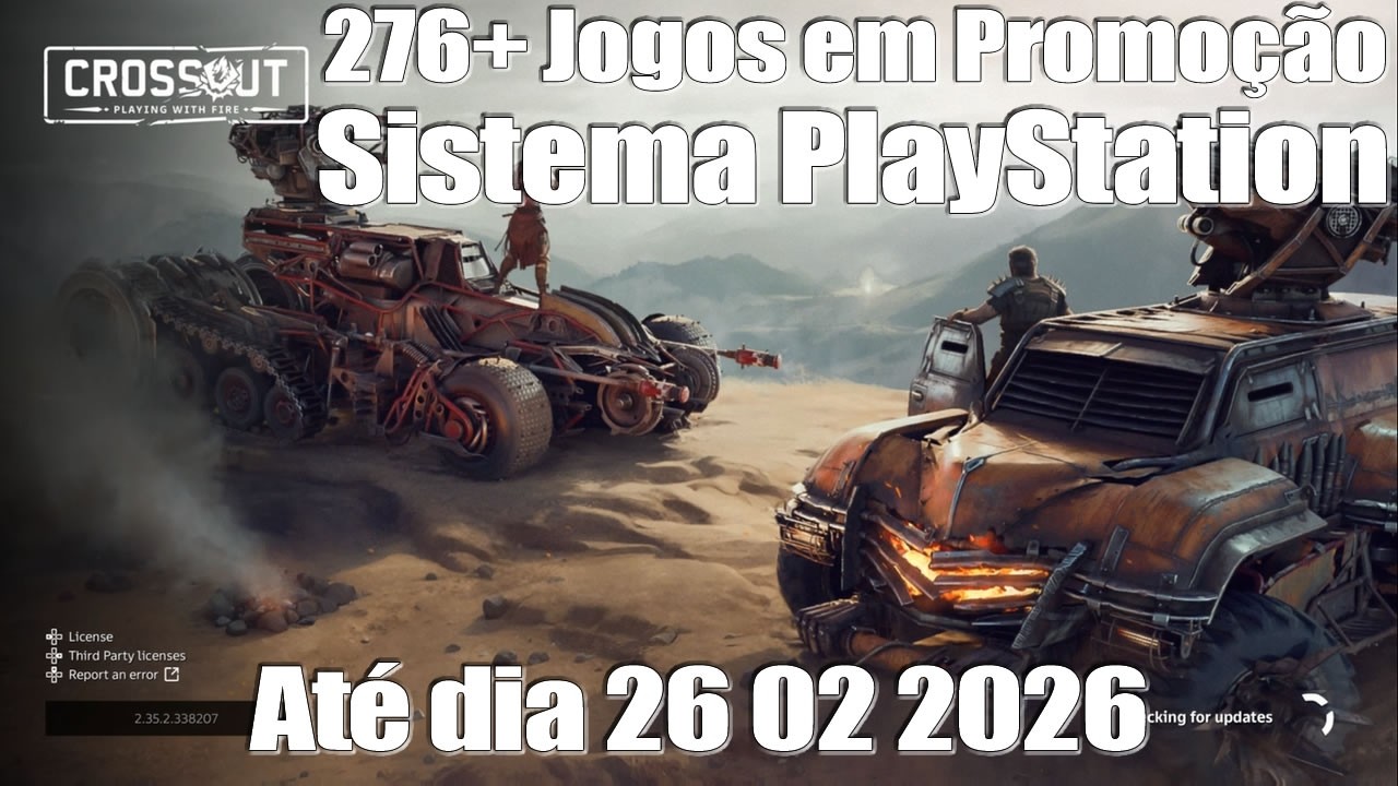 Introdução sobre este canal - Promoções até dia 26.02.2026 na PlayStation Store - Crossout Confront