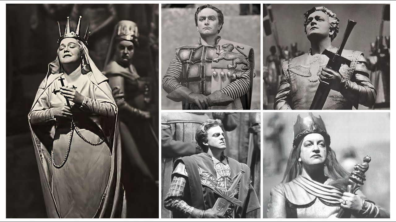 Re-pitched LOHENGRIN Rysanek, Varnay, Konya, Blanc, Engen, Waechter - Cluytens - Bayreuth 3VIII58