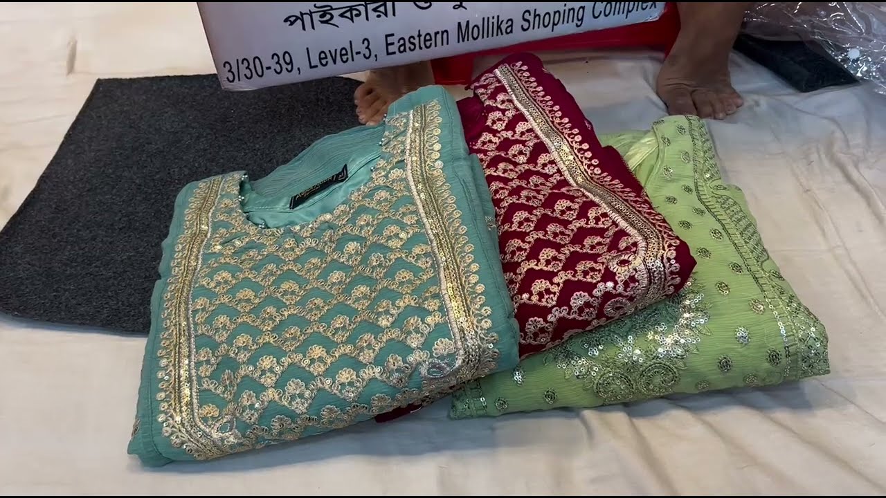 Buy New design Eid Party wear dress 2025 / ঈদ কালেকশন পার্টি ড্রেস ২০২৫