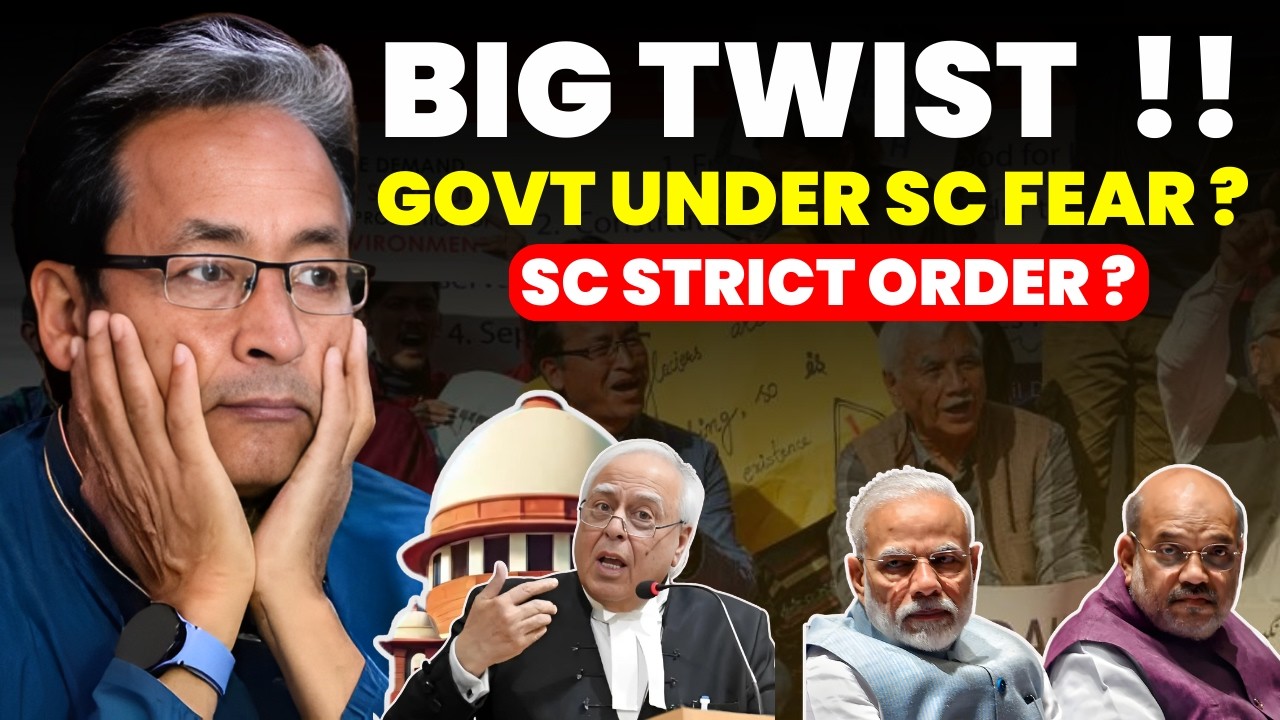 WHY SONAM SUDDEN BAIL AFTER 170 DAYS? GOVT. FEARS SC DEFEAT ? #supremecourtofindia #sonamwangchuk