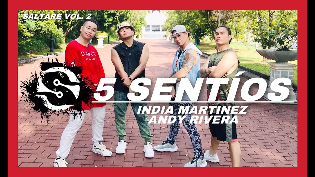 5 SENTÍOS | India Martinez, Andy Rivera | Bachata | Zumba | Saltare