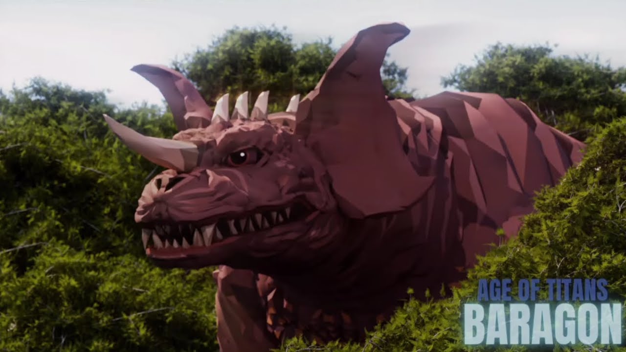 Baragon showcase in Age Of Titans