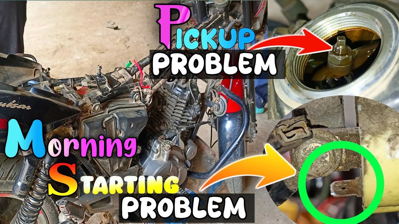 Motorcycle pickup drop problem solved || Morning starting problem || Bajaj Pulsar 🔥