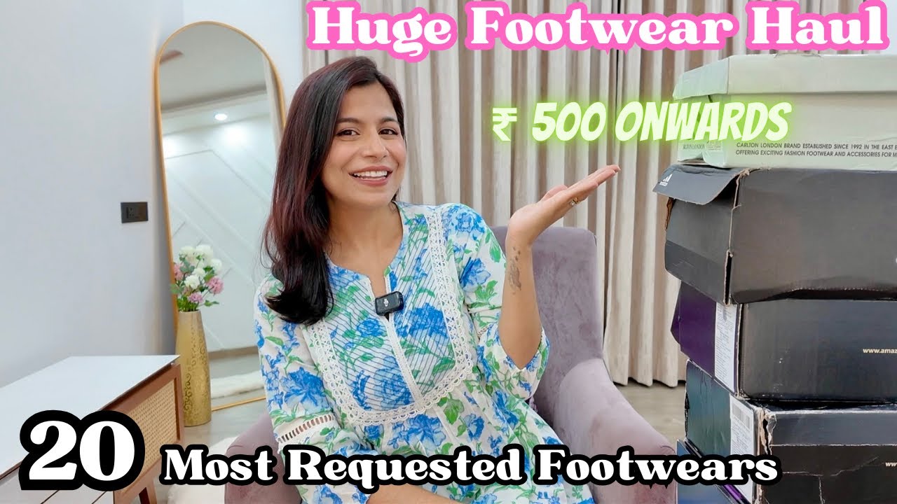 Huge Footwear Haul ₹500 Onwards l Flats, Heels, Shoes l Dream Simple