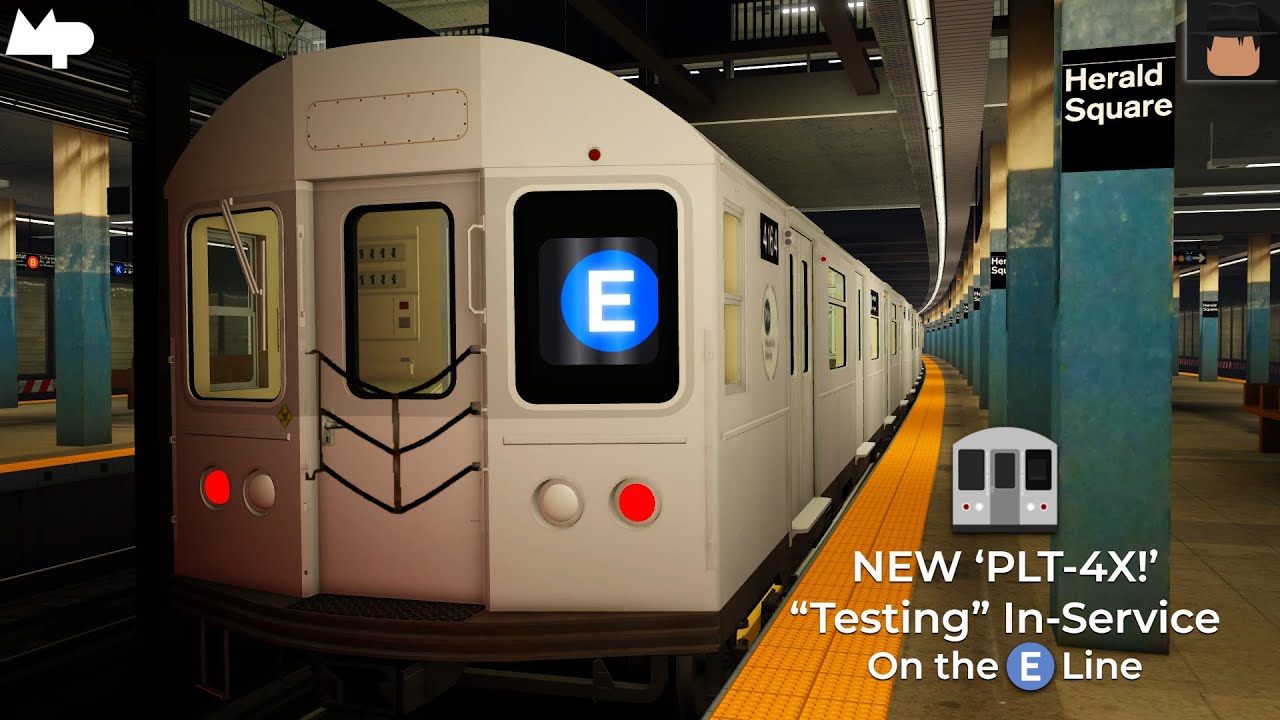 PTA Subway: NEW PLT-4X Train in Potato City Subway - 