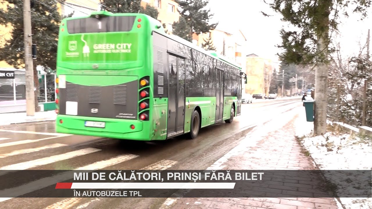 Mii de călători, prinși fără bilet în autobuzele TPL