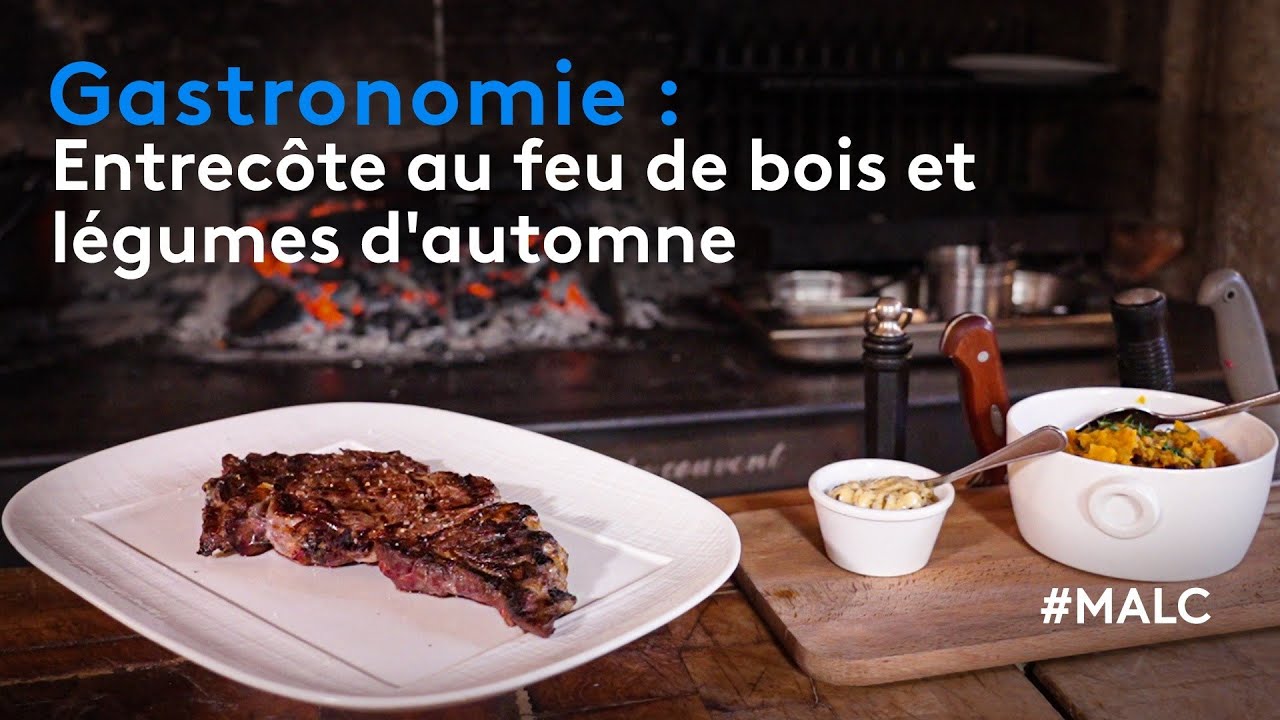 Gastronomie : entrecôte au feu de bois et légumes d'automne