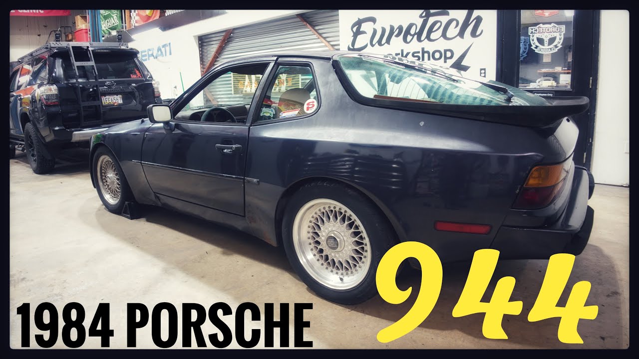 1984 Porsche 944 on BBS RS 16” wheels project car
