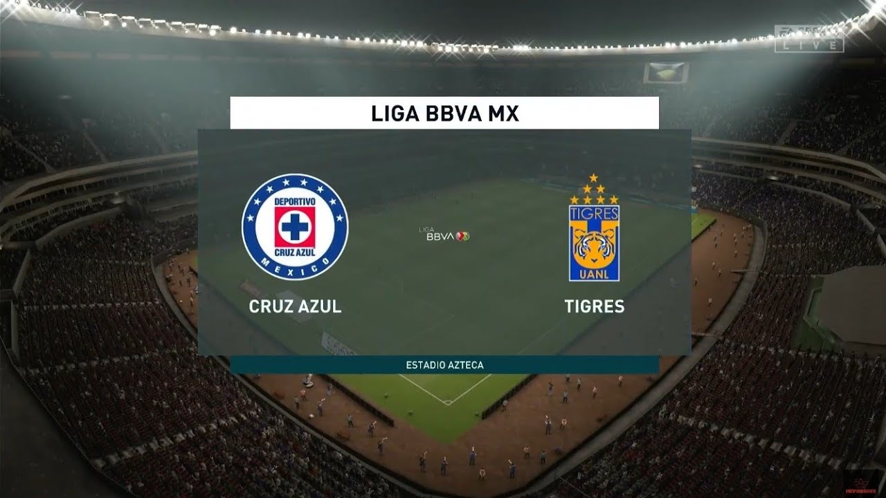 CRUZ AZUL VS TIGRES/ FIFA 20 PARTIDO SIMULADO/ (CPU VS CPU)