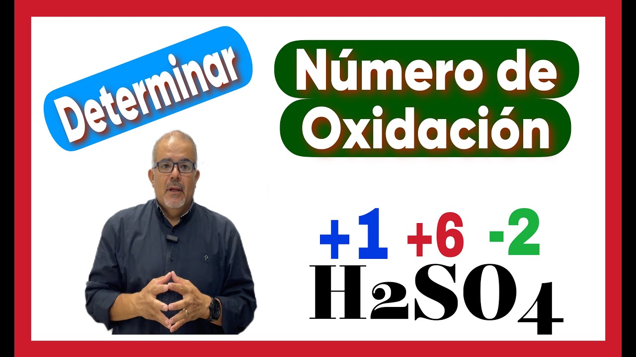 Determinar el número de oxidación de los elementos de un compuesto