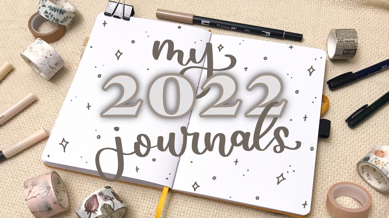 MY 2022 JOURNALS | 2022 Bullet Journal Setup | 2022 Planner Setup | How I Use My Journals In 2022