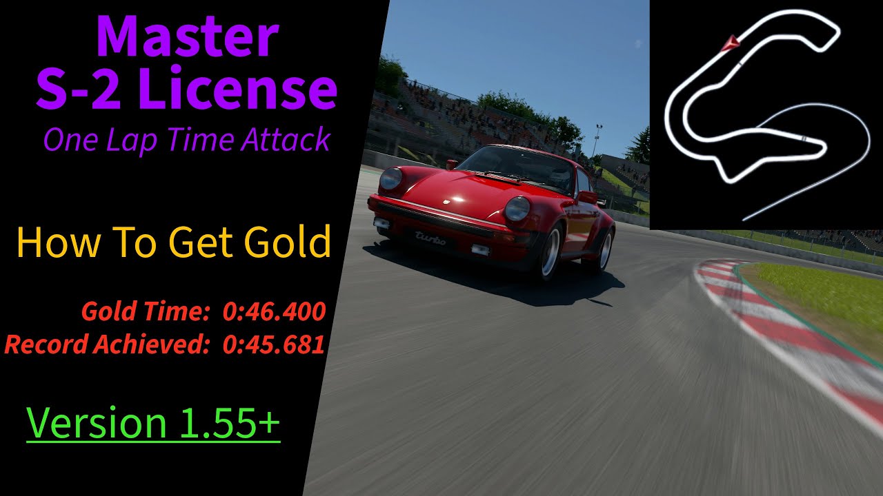GT7 | How to get Gold on the Master S-2 License (Update 1.55+)