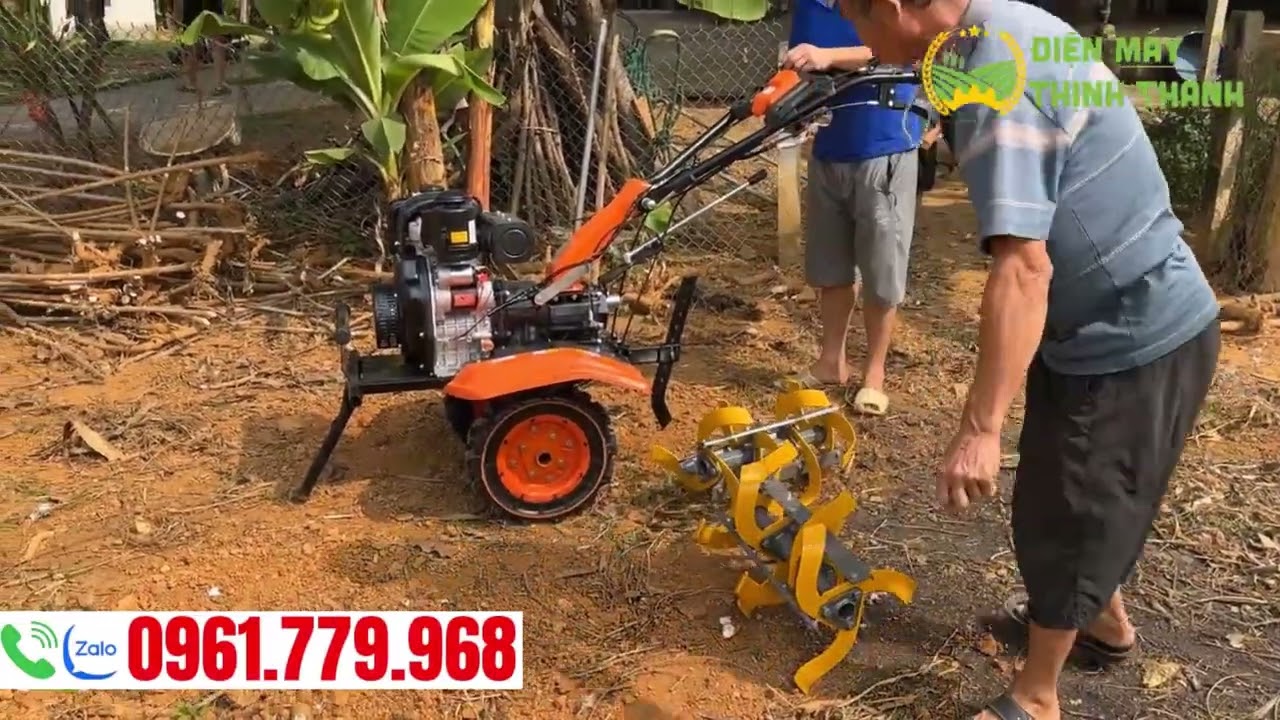 Bàn Giao Máy Xới Đất Chạy Dầu  , Làm Ruộng Vườn Có Tạt Luống Mới Nhất 2026