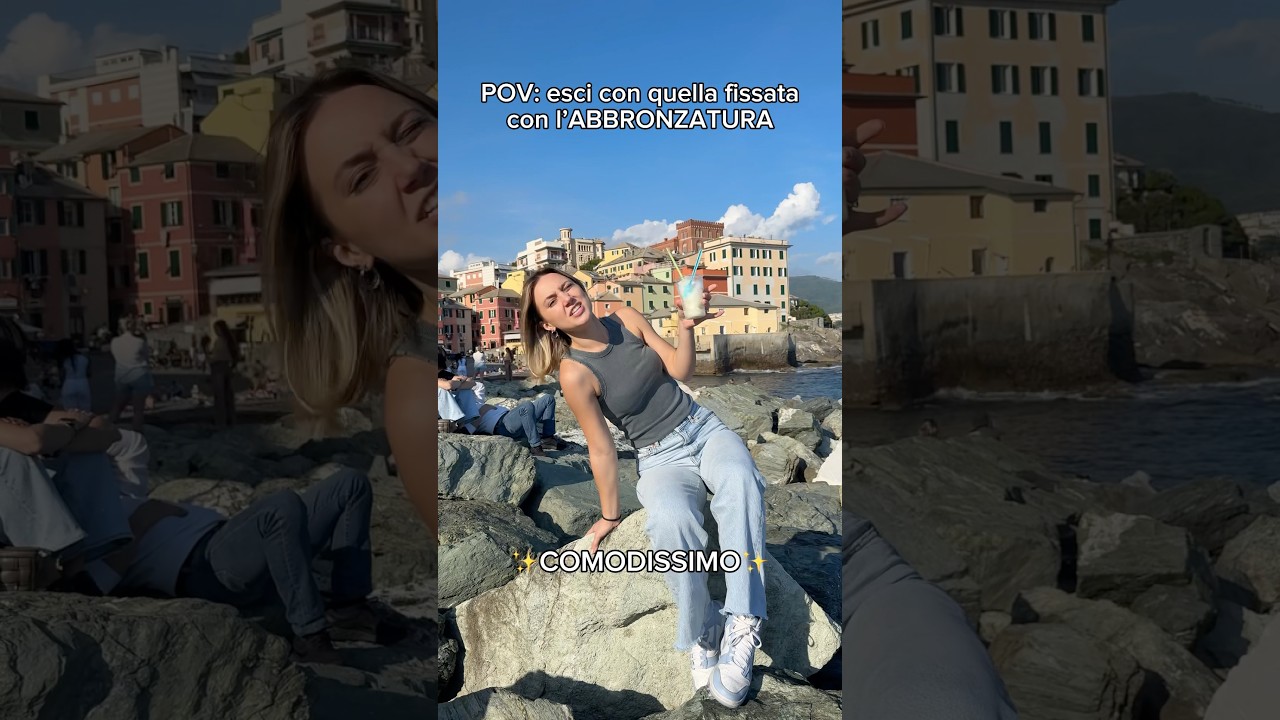 Io comunque mi vedo gi&agrave; pi&ugrave; ABBRONZATA