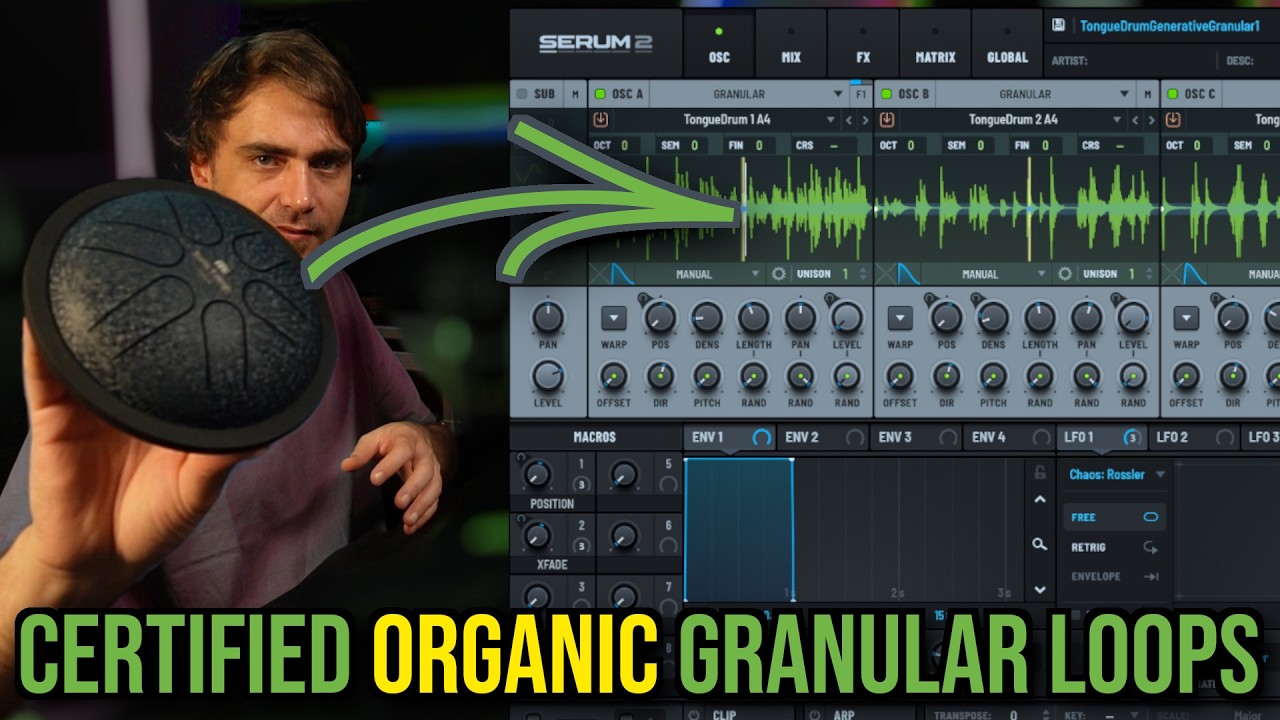 Endless Ambient Textures From Simple Recording In Serum 2