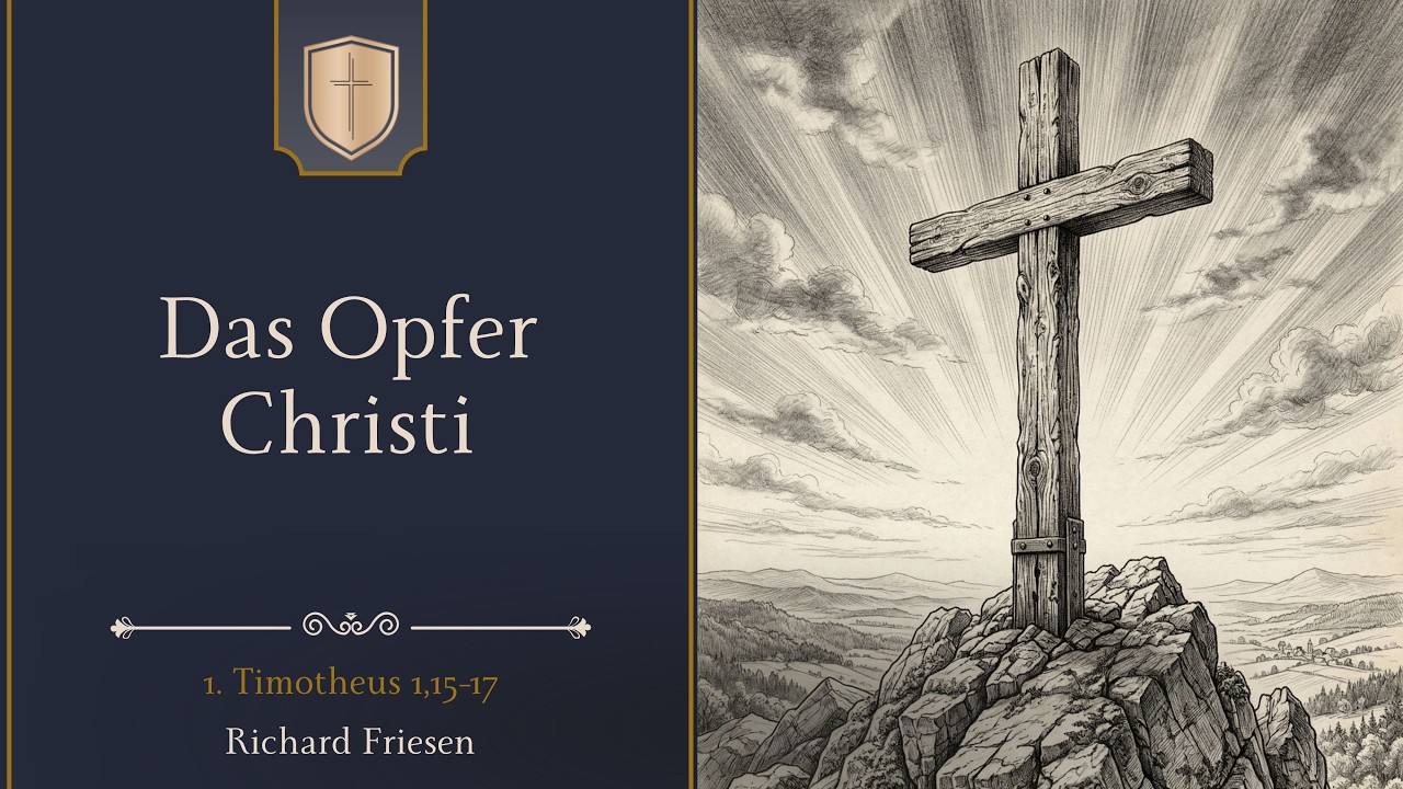 Das Opfer Christi (1. Timotheus 1,15-17) - Richard Friesen